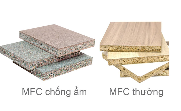 Phân biệt gỗ MFC thường Và MFC chống ẩm An Cường