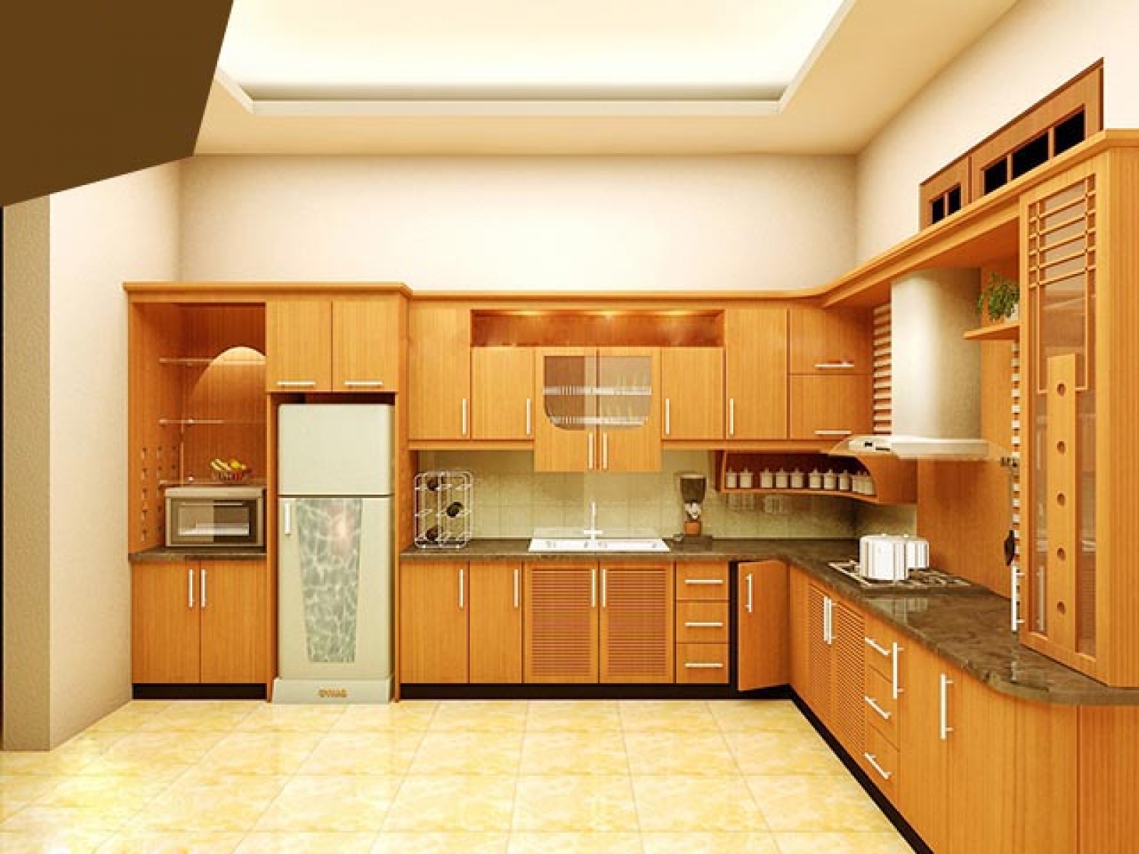 Tủ bếp gỗ Xoan Đào